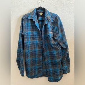 Men's Tall Medium Eddie Bauer Button Down Shirt